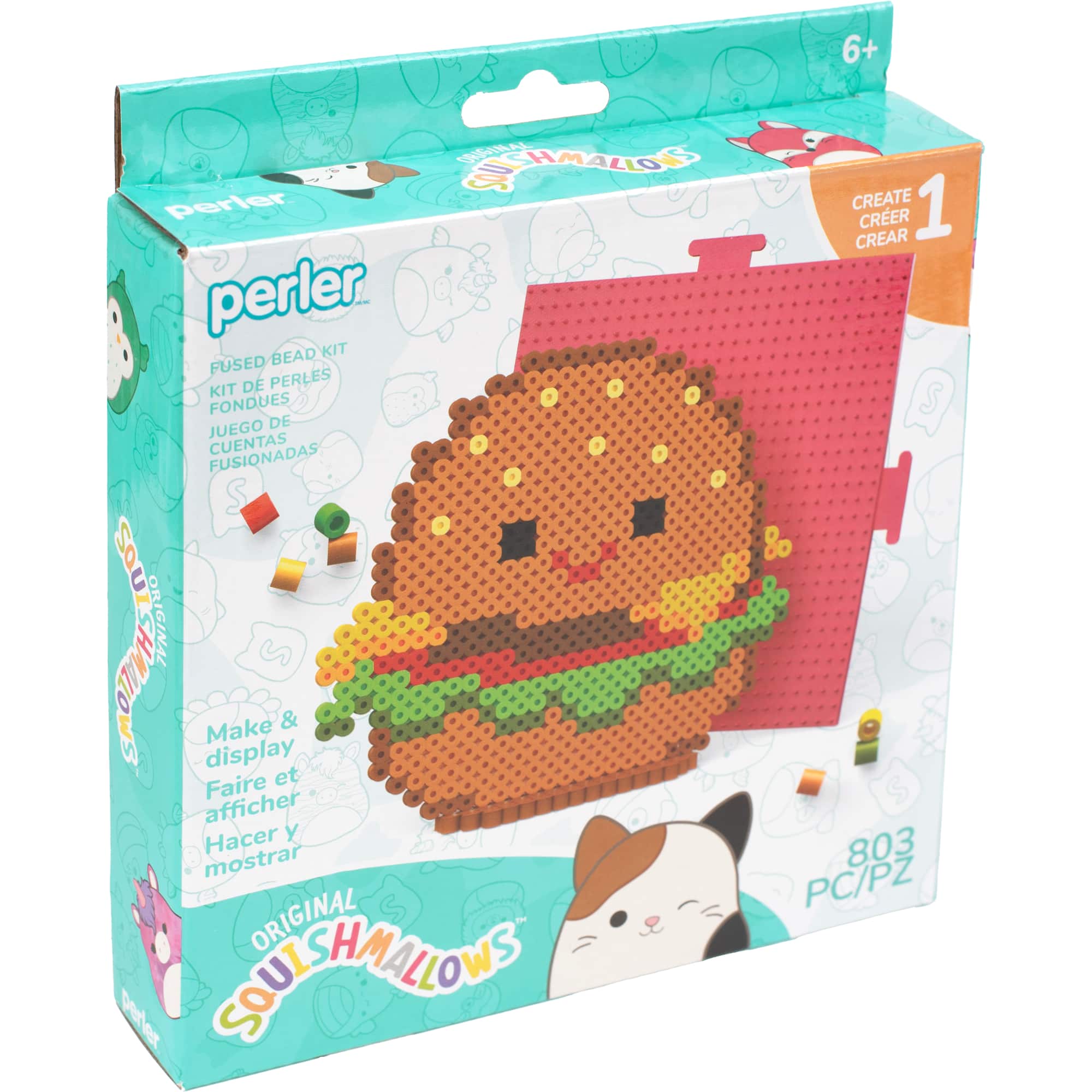 Perler™ Squishmallows™ Carl Fused Bead Kit